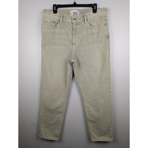 BDG Urban Outfitters Mens‎ Vintage Slim Fit Jeans Sz 34 Light Wash Mint 34x30 - Picture 1 of 11